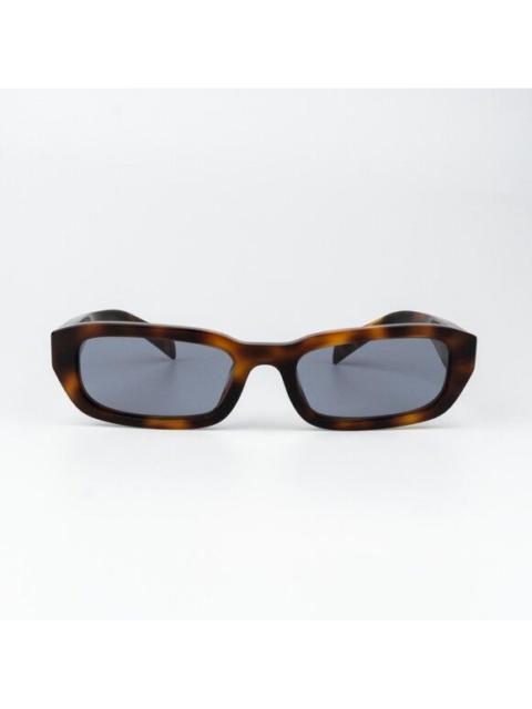 Prada Prada Men Sunglasses Havana Grey Rectangle PRB06S 15W03N NEW AUTHENTIC