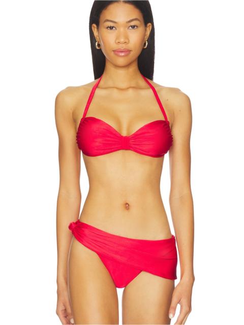 Frankies Bikinis Reece Satin Bikini Top