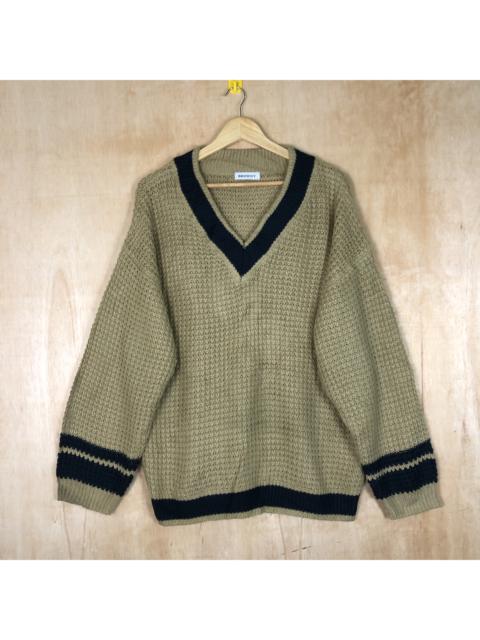 Other Designers Japanese Brand - Browny Plain Waffle Knit Sweater #2094