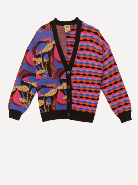 FARM RIO Wild Mushrooms Knit Cardigan
