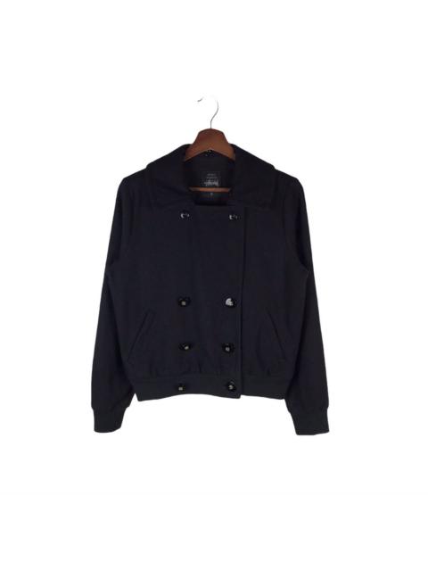 Stüssy Vintage Stussy Double Breasted Peacoat Jacket For Women