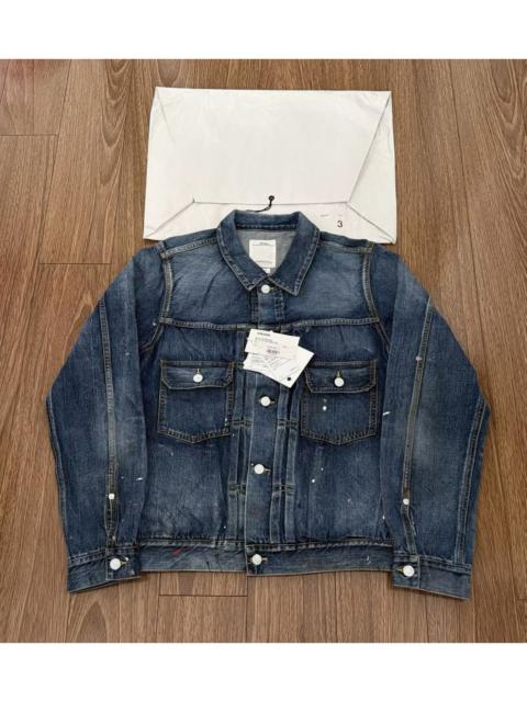 visvim VISVIM SS 101JKT DRY DMGD-999 Limited Dry Denim jacket