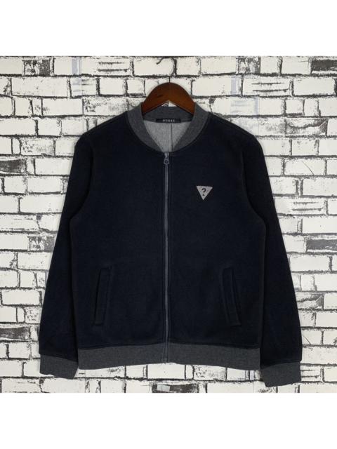 Other Designers Vintage - Guess Inc America Clothing Fleece Small Logo Zipper Jacket