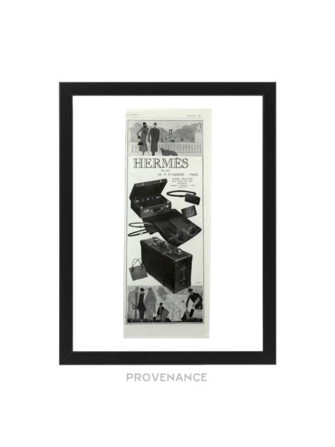 Hermès Hermes Antique Vintage Newsprint Ad - HERMÈS SELLIER V