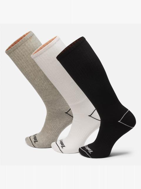 Timberland Bowden 3-Pack Full Cushion Crew Sock