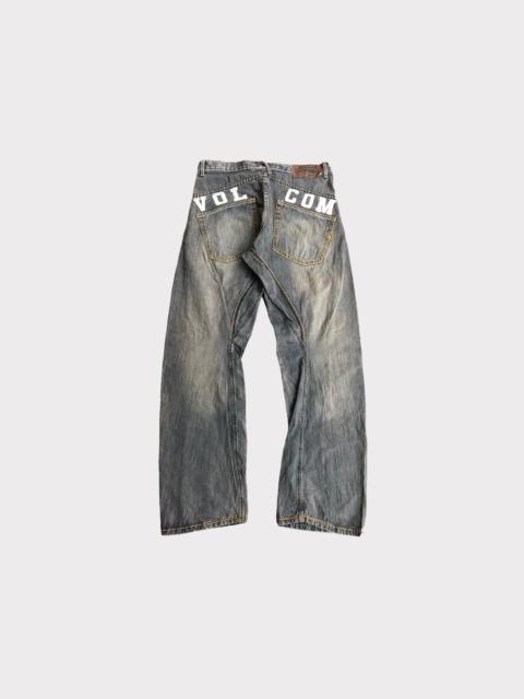 Other Designers Vintage Y2k Volcom Spell Out Baggy Denim Pants