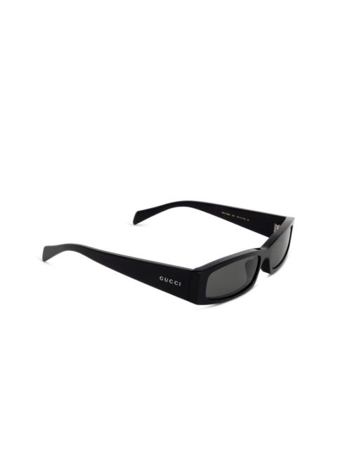 GUCCI Gucci Grey Rectangular Men's Sunglasses GG1778SA 003 57