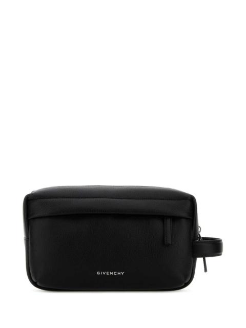 Givenchy Givenchy Men Black Leather U Backpack Beauty Case