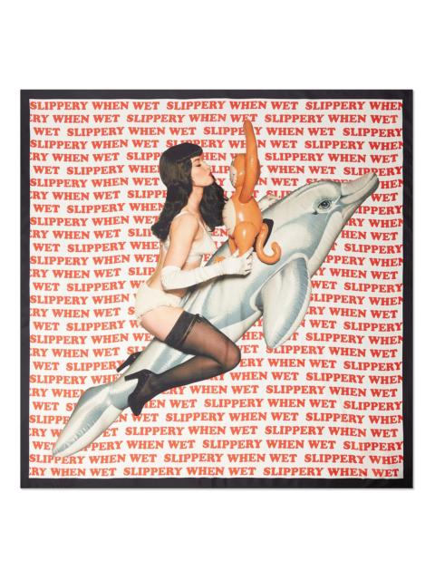 Stella McCartney Stella Mccartney Slippery When Wet Silk Scarf