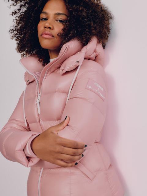 MACKAGE MADALYN-RR Logo Pattern Down Jacket — MACKAGE x Roller Rabbit