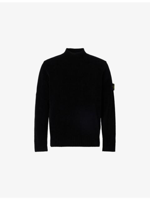 Stone Island Chenille Crewneck, Cotton-Knit Jumper