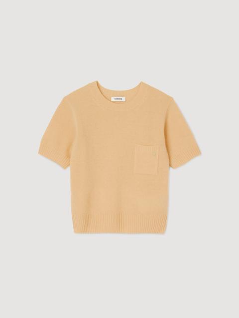 Sandro SHORT-SLEEVE SWEATER