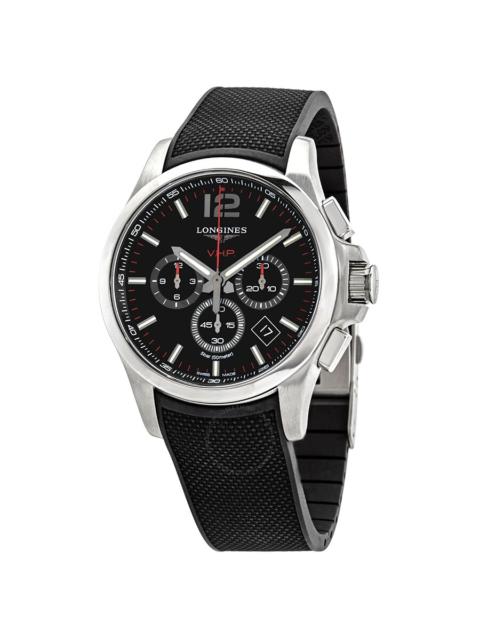 Longines Longines Conquest V.H.P. Perpetual Chronograph Quartz Black Dial Men's Watch L37274569