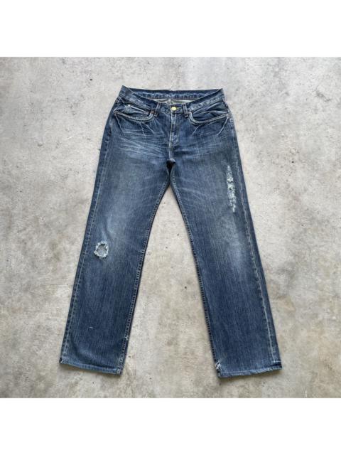 Other Designers Japanese Brand - Vintage Takeo Kikuchi Japan Distressed Faded Jeans Pants W33