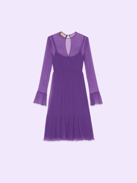 GUCCI Gucci Silk Chiffon Dress