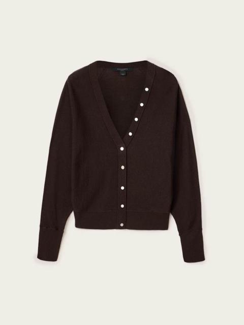 ALLSAINTS HONOR V-NECK MERINO CARDIGAN