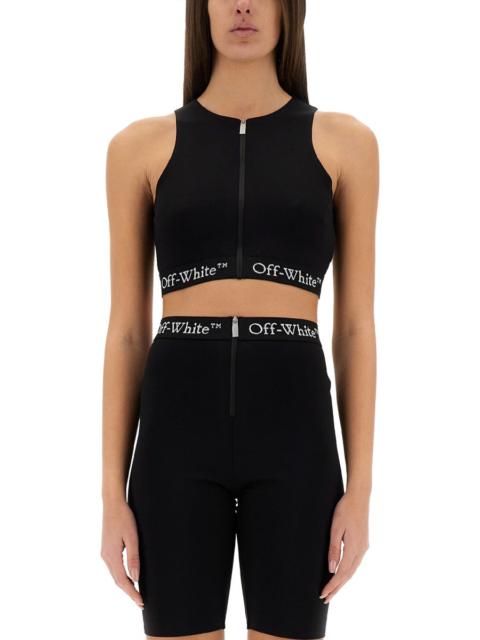 Off-White Women Top With Logo Band