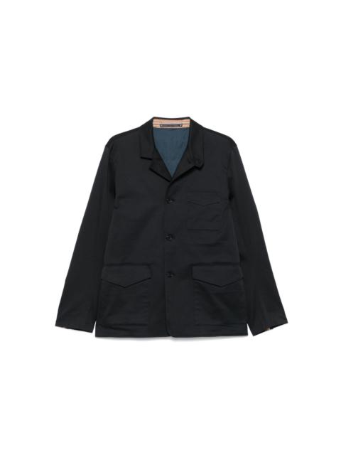 flap-pockets shirt jacket