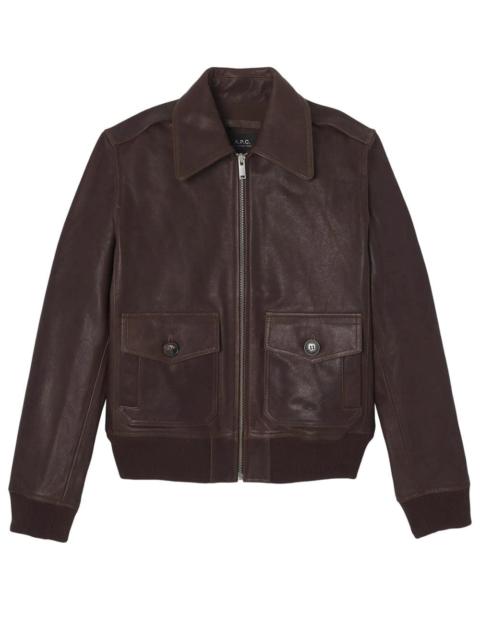 A.P.C. A.P.C. Women Blouson In Pelle Gaelle