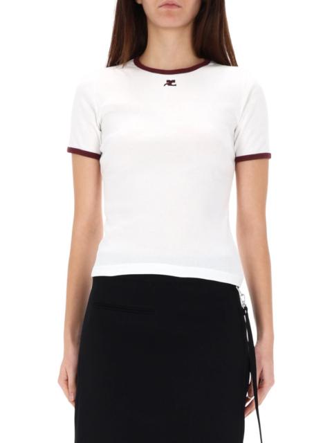 courrèges Courreges Women "Signature Contrast" T-Shirt