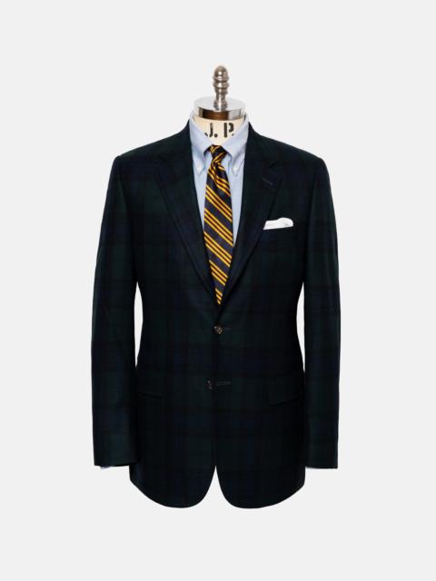 J. PRESS MADE-IN-CANADA BLACKWATCH TARTAN PURE CASHMERE SPORT COAT