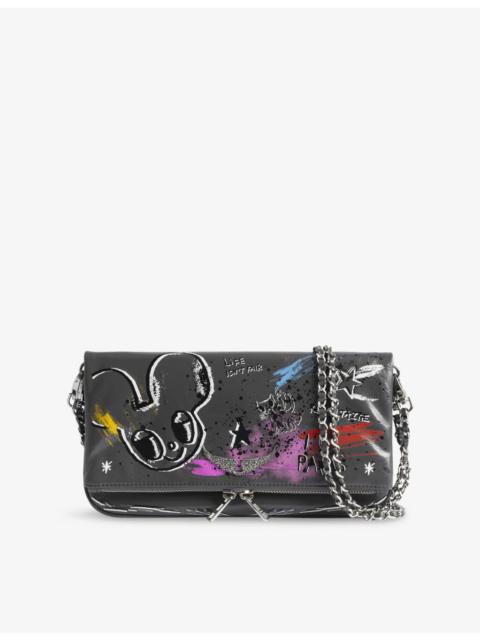Zadig & Voltaire Rock Humberto Leather Clutch Bag