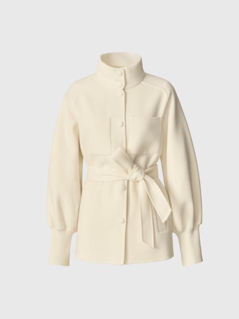 MACKAGE SHANIA Double-Face Wool Belted Jacket