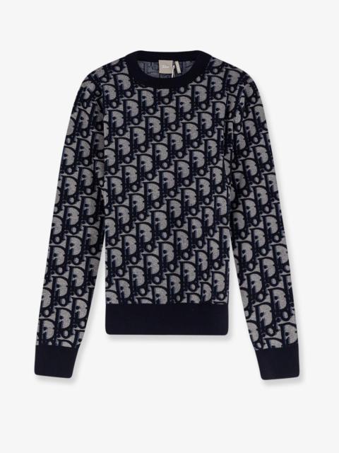 Dior Dior Cotton, Wool And Silk Blend Sweater