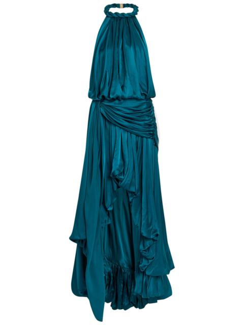 Zimmermann Zimmermann Alchemy Halterneck Satin Midi Dress