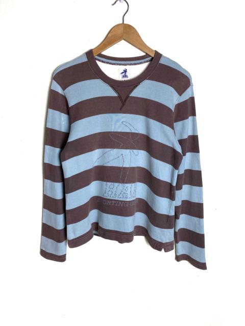 Other Designers Issey Miyake - Vintage HAI Sporting Gear Issey Miyake Big Logo Stripe