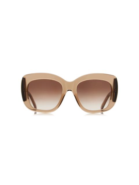 Givenchy Bold Square-Frame Acetate Sunglasses brown