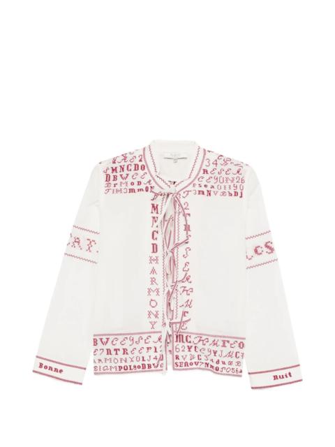 Sea Sea Embroidery Pyjama Set