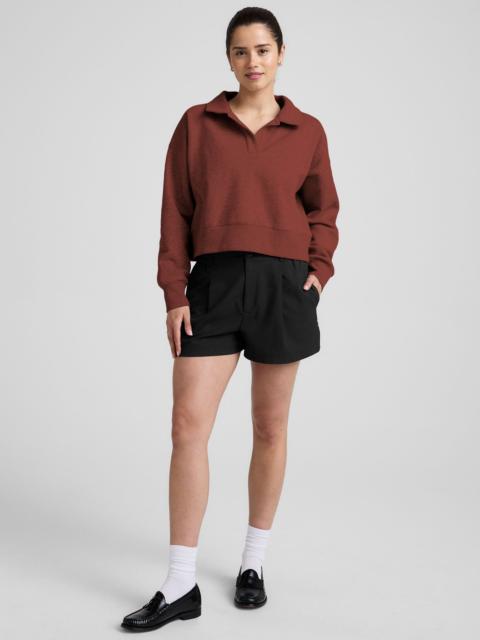 BEYOND YOGA LuxeFleece Collared Sweatshirt