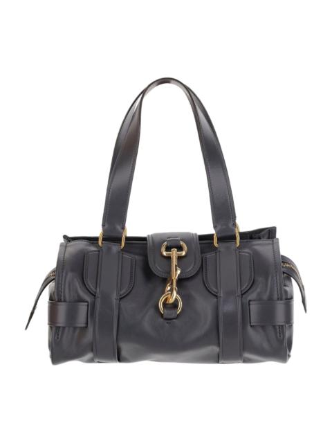 Chloé Navy Blue Leather Kerala 25 Shopping Bag