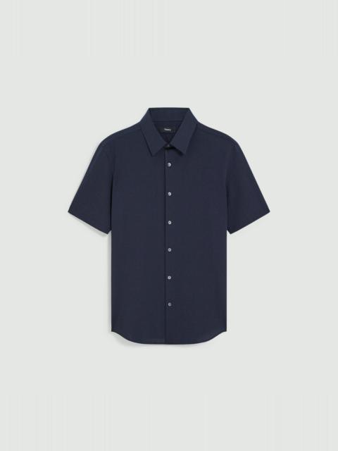 Theory Irving Short-Sleeve Shirt in Structure Knit