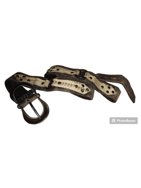 Other Designers IN THE ATTIC BONDAGE PUNK GOTHIC SNAKE LEATHER BELT