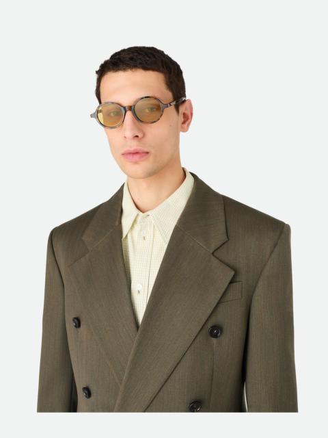 Bottega Veneta Intrecciato Square Sunglasses