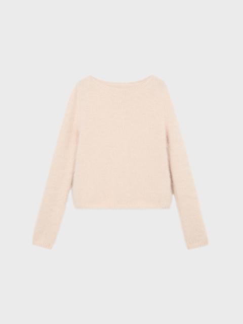 Blumarine ANGORA SWEATER WITH CUT-OUT BACK DETAILING