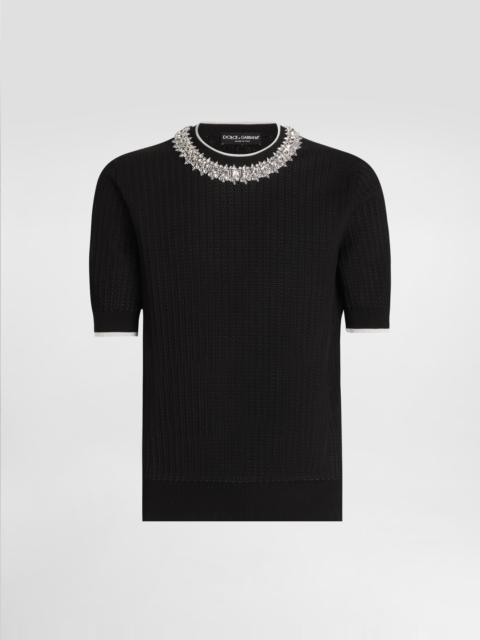 Dolce & Gabbana Cotton crewneck pullover
