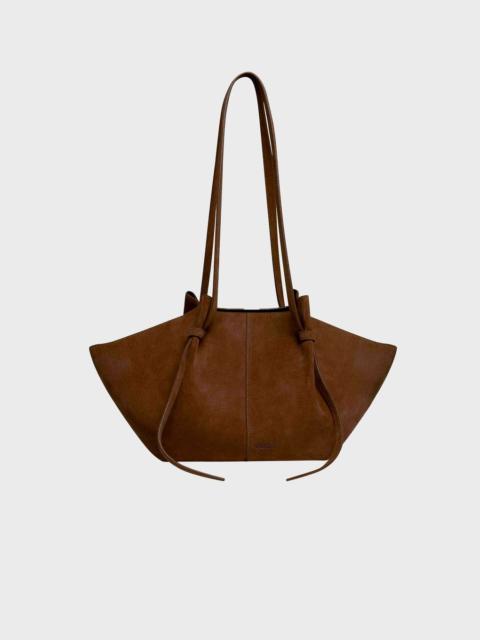 Yuzefi Mochi Suede Bag  Chocolate ONESIZE