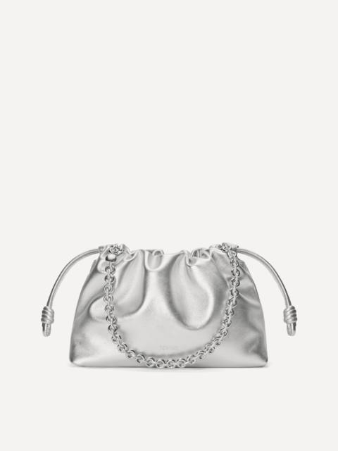 Loewe Flamenco Medium Laminated Leather Clutch Bag