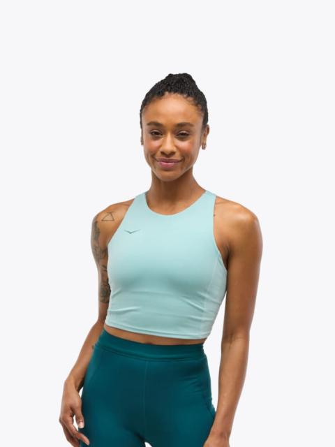HOKA Women's Elaro Crop Bra in Druzy