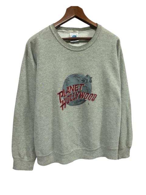 Other Designers Planet Hollywood - 90s Planet Hollywood Big Logo Sweatshirt