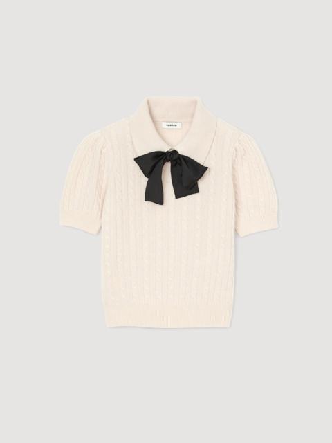 Sandro POLO-NECK KNIT SWEATER