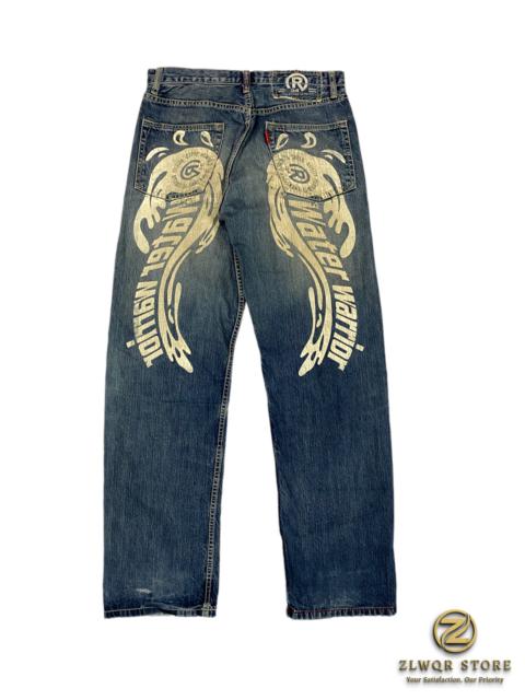 Other Designers Vintage - Real B voice water warrior vintage jeans