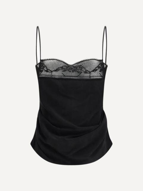 MAGDA BUTRYM Silk draped Top