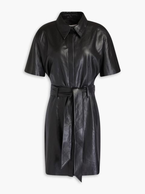 Nanushka Belted mini shirt dress