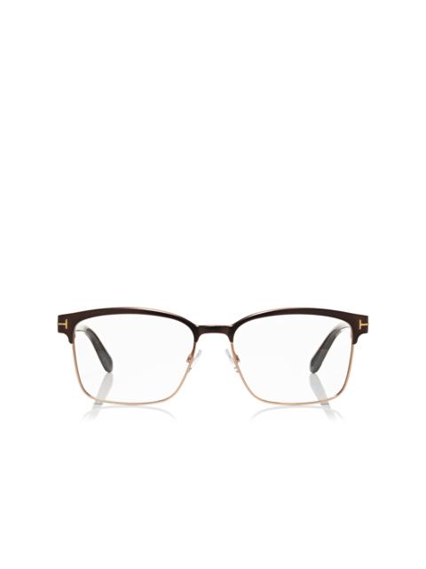 TOM FORD SQUARE METAL OPTICAL FRAME