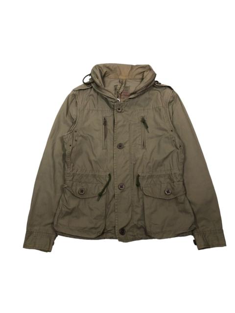 PPFM 🔥CROPPED BONDAGE PARACHUTE BIKER JACKET PPFM JAPAN
