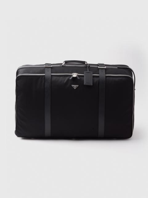 Prada Re-Nylon and Saffiano leather suitcase